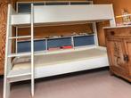 Stapelbed kinderkamer, Huis en Inrichting, Slaapkamer | Bedden, Ophalen, Wit, Tweepersoons, 200 cm