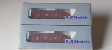 SNCB/NMBS LS MODELLEN SET VAN 2 WAGONS TAHS *HO*DC*32029.1.2 beschikbaar voor biedingen