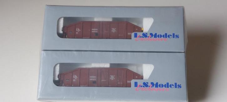 SNCB/NMBS LS MODELLEN SET VAN 2 WAGONS TAHS *HO*DC*32029.1.2, Hobby en Vrije tijd, Modeltreinen | H0, Nieuw, Wagon, Gelijkstroom