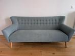3zits-zetel (Sofacompany), blauwgrijs, houten pootjes, Huis en Inrichting, Ophalen, Hout, Gebruikt, 150 tot 200 cm