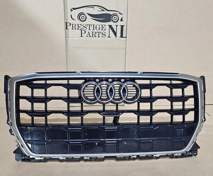 Grill Audi Q2 81A S-LINE Facelift Grille Origineel bj.2020-, Auto-onderdelen, Carrosserie, Bumper, Voor, Gebruikt, Herkomst onderdeel bekend