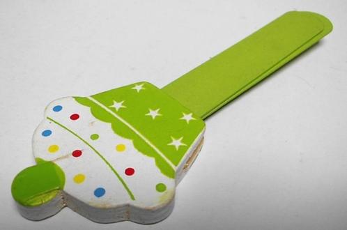 Bedankje - Cupcake groen paperclip - 70 stuks voor 55€, Enfants & Bébés, Cadeaux d'accouchement & Assiettes de naissance, Neuf