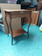 bijzettafel met deksel, Huis en Inrichting, Ophalen, Gebruikt, 55 tot 75 cm, 60 cm of meer