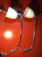 2 vintage wand leeslampen, Huis en Inrichting, Lampen | Tafellampen, Industrieel design, Gebruikt, Metaal, Ophalen