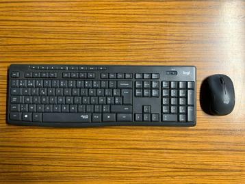 Logitech MK295 draadloos toetsenbord muis AZERTY beschikbaar voor biedingen