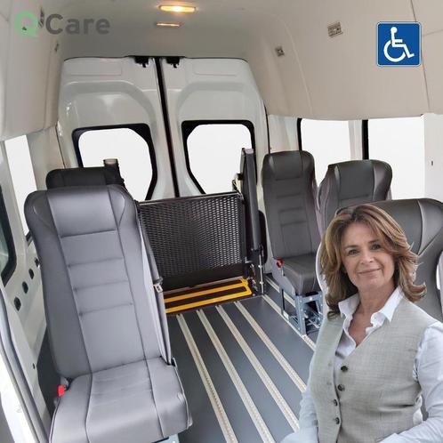 ♿ Rolstoelauto/Rolstoelwagen/Rolstoelvervoer, Auto's, Ford, Bedrijf, Te koop, Transit, Aangepast voor mindervaliden, ABS, Achteruitrijcamera