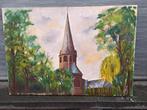 huile sur toile moderne eglise signe, Enlèvement ou Envoi