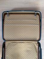 Samsonite Innercity 4 whl reiskoffer 67cm zilver/ leder, Handtassen en Accessoires, Koffers, Gebruikt, Hard kunststof, Slot, Minder dan 35 cm