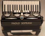 PAOLO SOPRANI Accordeon 96/3, Muziek en Instrumenten, Accordeons, Overige merken, Gebruikt, Met riemen, 96-bas