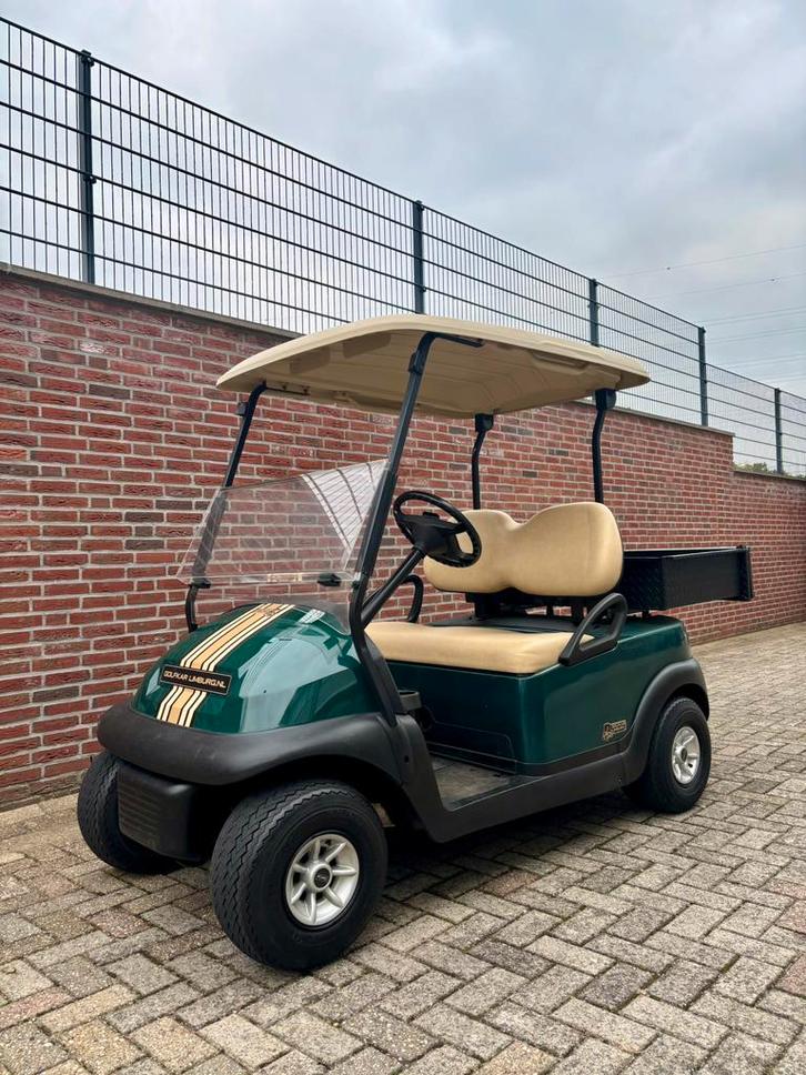 Prachtig Elektrische Clubcar Golfkar met Werkbak en Trekhaak, Sport en Fitness, Golf, Zo goed als nieuw, Golfkar, Overige merken