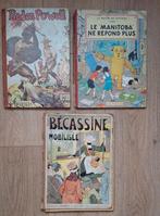 ANCIENNES bd HERGE BECASSINE BADEN POWELL, Livres, Plusieurs BD, Enlèvement ou Envoi, Utilisé, Hergé