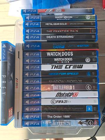 Ps4 lot 19 games  beschikbaar voor biedingen