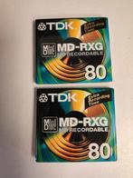 twee sealed minidiscs TDK MD-RXG 80, Ophalen of Verzenden, Minidisc-recorder