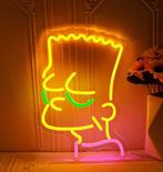 Bart simpson neon decoratie verlichting mancave gameroom led, Verzamelen, Nieuw, Ophalen of Verzenden, Lichtbak of (neon) lamp