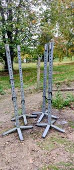 4 gegalvaniseerde springstaanders, Dieren en Toebehoren, Stalling en Weidegang