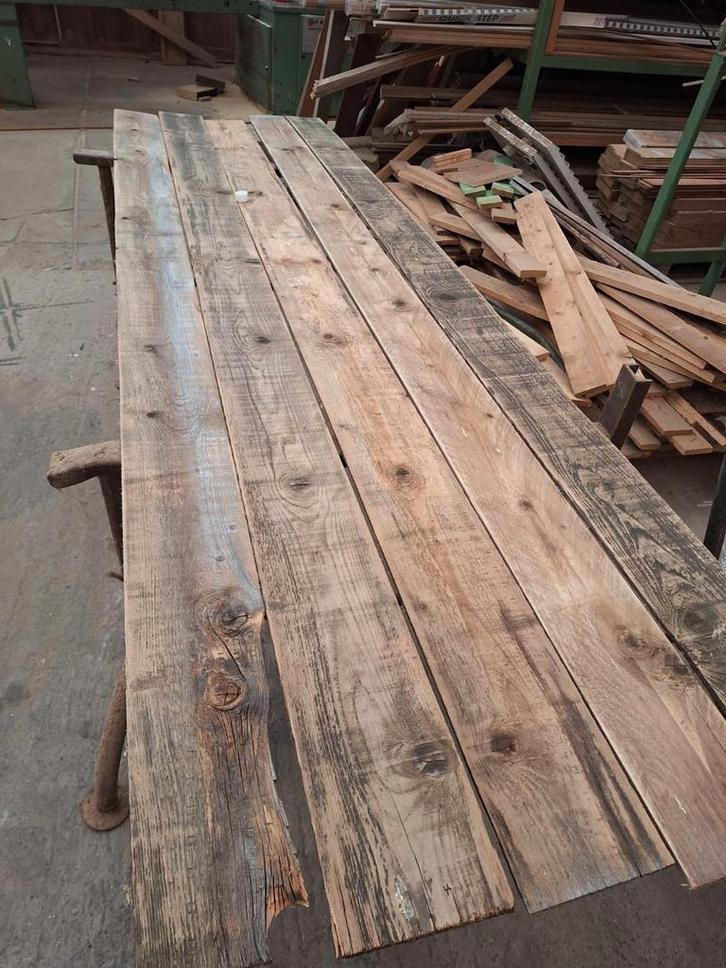 Steigerhout, Tuin en Terras, Palen, Balken en Planken, Zo goed als nieuw, Ophalen