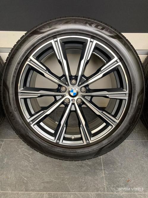 20” originele BMW X5 G05 X6 G06 velgen + banden 740M 5x112, Auto-onderdelen, Banden en Velgen, Banden en Velgen, Zomerbanden, 20 inch