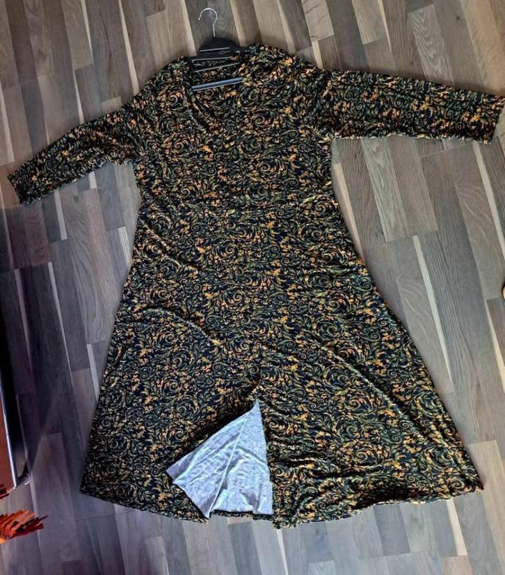 Buur Fashion, maxi jurk mt XXL, Kleding | Dames, Jurken, Zo goed als nieuw, Maat 46/48 (XL) of groter, Onder de knie, Ophalen of Verzenden