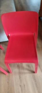chaise de cuisine ou salle d'attente, Maison & Meubles, Enlèvement, Utilisé, Rouge