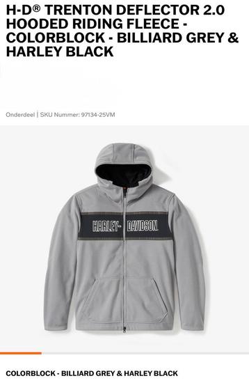 H-D TRENTON DEFLECTOR 2.0 HOODED RIDING FLEECE beschikbaar voor biedingen