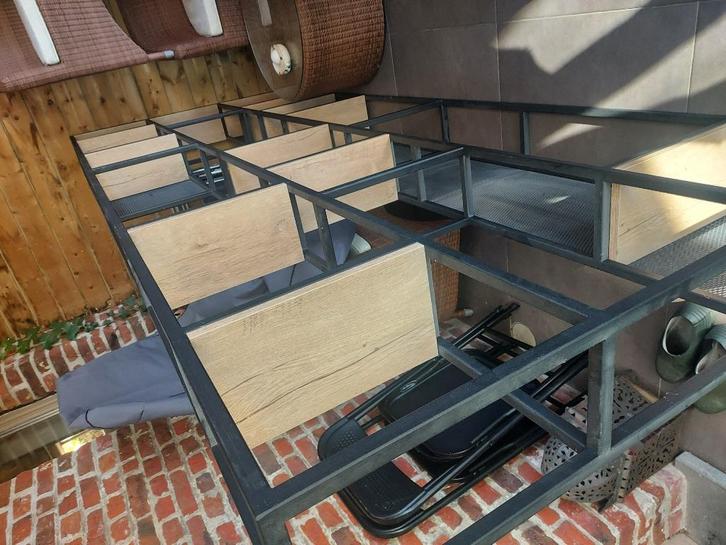 Enorme industriële horecaloftkast, Huis en Inrichting, Woonaccessoires | Etagères, Zo goed als nieuw, Ophalen