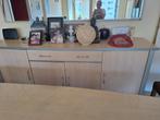 Salle manger .donner  table 6 chaises buffet vitrine   meubl, Ophalen, Zo goed als nieuw