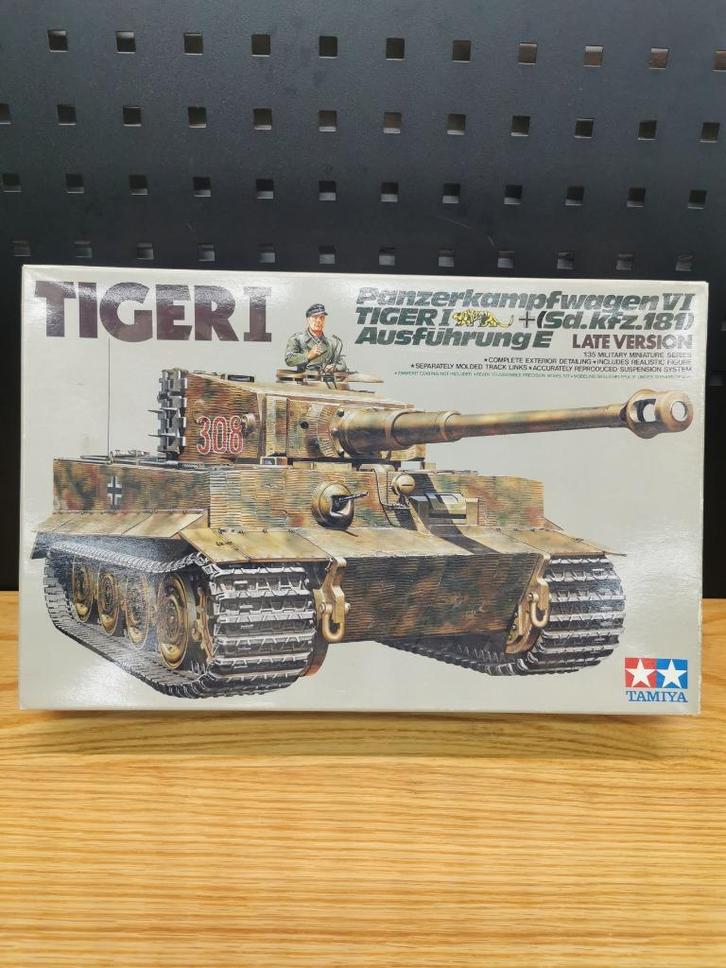 Tiger panzerkampfwagen, Hobby en Vrije tijd, Modelbouw | Auto's en Voertuigen, Nieuw, Tank, 1:32 tot 1:50, Tamiya, Ophalen