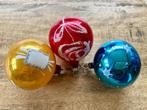 6 vintage retro kerstballen, Diversen, Gebruikt, Ophalen