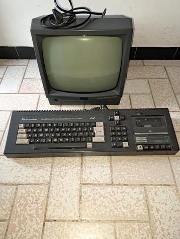 Schneider 64k colour personal computer CPC 464 + monitor 
