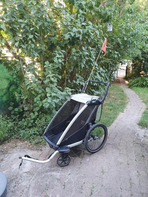 Thule chariot lite 1, Fietsen en Brommers, Fietsaccessoires | Aanhangwagens en Karren, Zo goed als nieuw, Kinderkar, 20 tot 40 kg