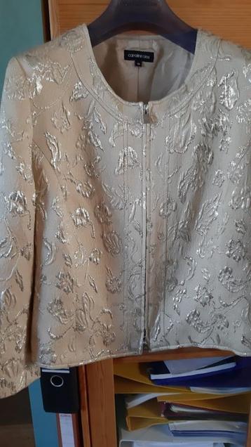 Chique gouden blazer Caroline Biss 42 als nieuw beschikbaar voor biedingen