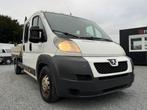 Peugeot Boxer Plateau 3.0 Double Cabine, Auto's, Bestelwagens en Lichte vracht, Voorwielaandrijving, Stof, 4 cilinders, Wit