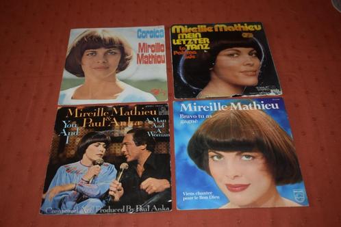 45t's + EP's uit de repertoire van Mireille Mathieu, Cd's en Dvd's, Vinyl Singles, Zo goed als nieuw, EP, Overige genres, 7 inch