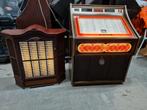 Te koop !!  2 x leuke omgebouwde jukeboxen Radio usb jukebox, Ophalen of Verzenden