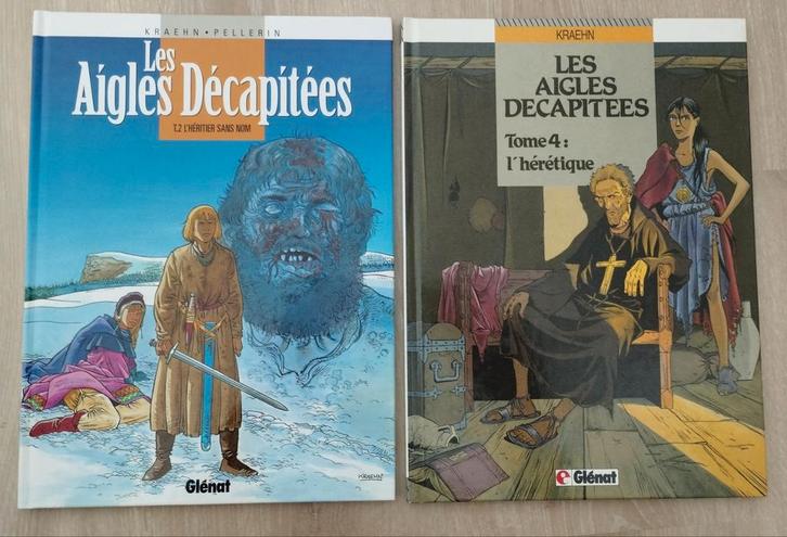 2 BD Les Aigles décapitées (T2 et T4) de Kraehn/Pellerin, Livres, BD, Utilisé, Plusieurs BD, Enlèvement ou Envoi