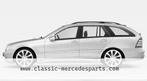 Portier Mercedes C-klasse w203 rechts-voor sedan / combi, Auto-onderdelen, Ophalen, Gebruikt, Mercedes-Benz, Deur