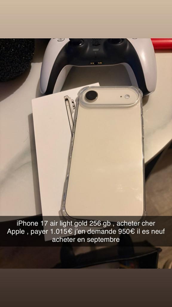 Iphone 17 air, Games en Spelcomputers, Spelcomputers | Sony PlayStation 5, Zo goed als nieuw, Ophalen