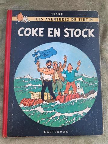 TINTIN Coke en Stock DR EO B24 1958 HERGE CASTERMAN disponible aux enchères