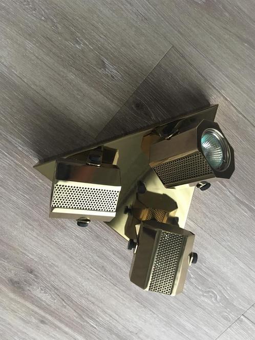 Plafondlamp messing, Huis en Inrichting, Lampen | Plafondlampen, Ophalen of Verzenden