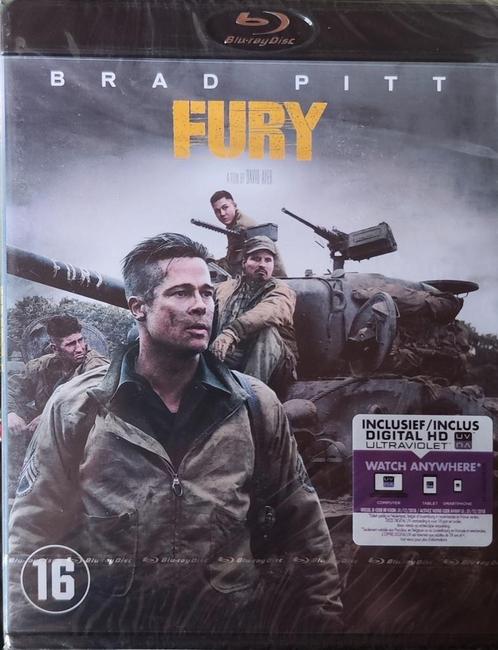 Fury Blu-ray Brad Pitt WW2 mastered 4K nieuw sealed, Cd's en Dvd's, Blu-ray, Nieuw in verpakking, Ophalen of Verzenden