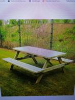 Houten Picknick Tafel, Tuin en Terras, Picknicktafels, Ophalen, Nieuw, Rechthoekig, Hout