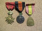 Médaille WW1 Belgique 1914/1918, Collections, Autres, Envoi, Ruban, Médaille ou Ailes