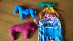Boer handpop Playskool en 3 diertjes, Kinderen en Baby's, Speelgoed | Knuffels en Pluche, Ophalen of Verzenden