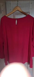 Rode blouse van S.Oliver maat 46, Comme neuf, Chemisier ou Tunique, S.Oliver, Rouge