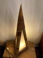 vintage rotan lamp, Ophalen, Gebruikt, Vintage rétro rotin osier