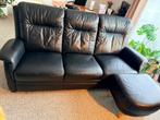 Leren zetel, Huis en Inrichting, Ophalen, Gebruikt, Overige maten, Leer