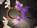 Setje van diadeems eland/ vlinders, Handtassen en Accessoires, Kindersieraden, Ophalen of Verzenden, Zo goed als nieuw