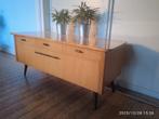 Commode Lowboard, meuble ou meuble TV, table d'appoint, anné, Comme neuf, Gewoon mooi 50er jaren!!, Enlèvement, Chêne