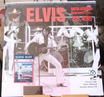 ELVIS PRESLEY: HOUSTON ASTRODOME - PROMO RED VINYL + CD beschikbaar voor biedingen