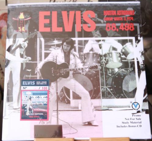 ELVIS PRESLEY: HOUSTON ASTRODOME - PROMO RED VINYL + CD, Cd's en Dvd's, Vinyl | Rock, Nieuw in verpakking, Poprock, 12 inch, Verzenden